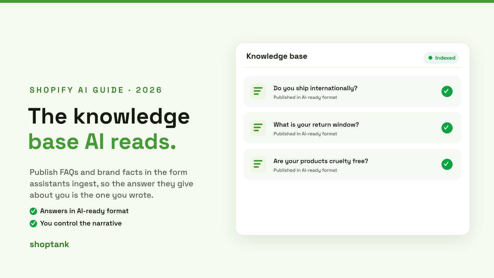What Is an AI Knowledge Base for Shopify and Why It Determines Whether ChatGPT Recommends Your Store