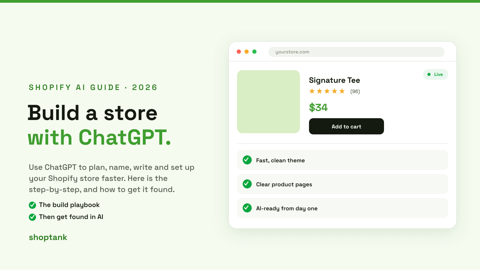 How to Create a Shopify Store with ChatGPT