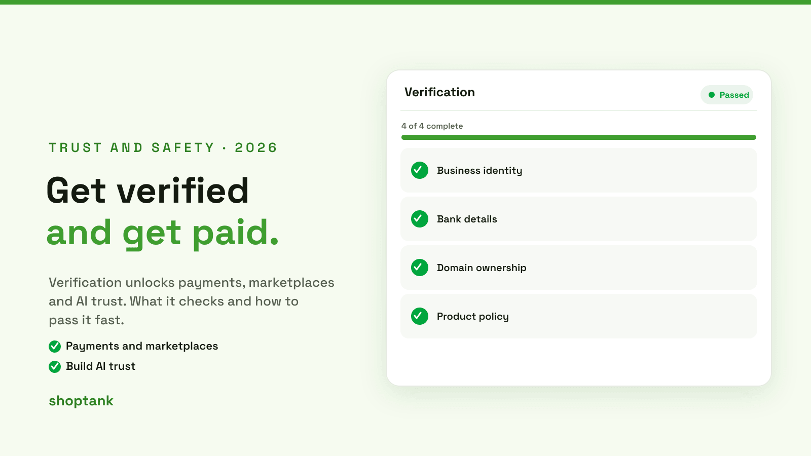 Merchant Verification: Payments, AI, and Marketplaces Guide