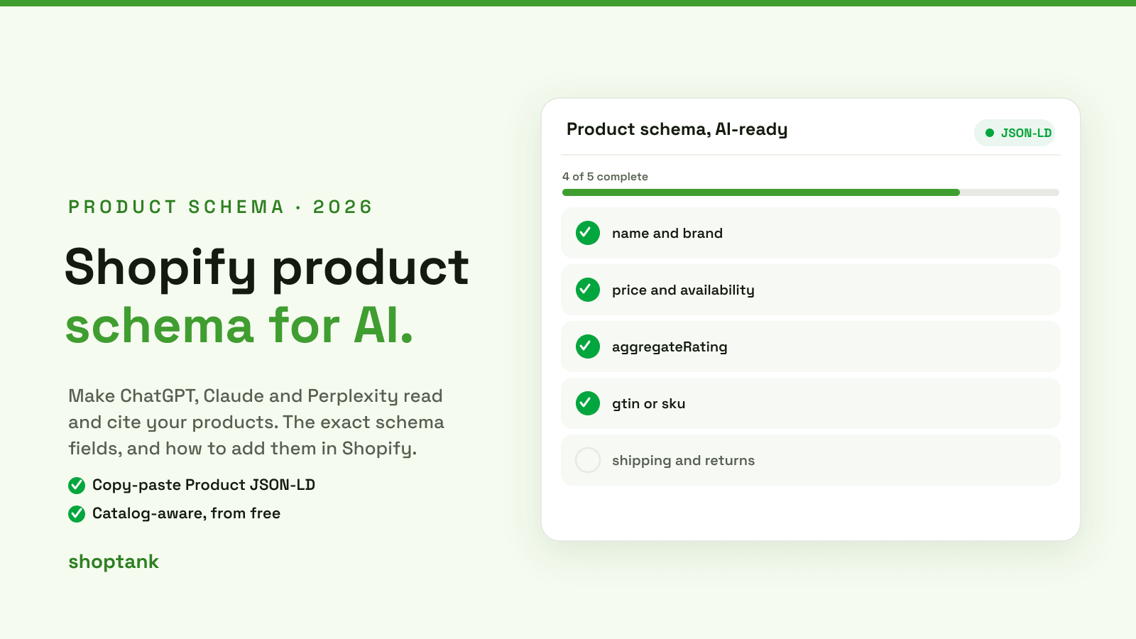 How to Optimize Shopify Product Schema for ChatGPT Search
